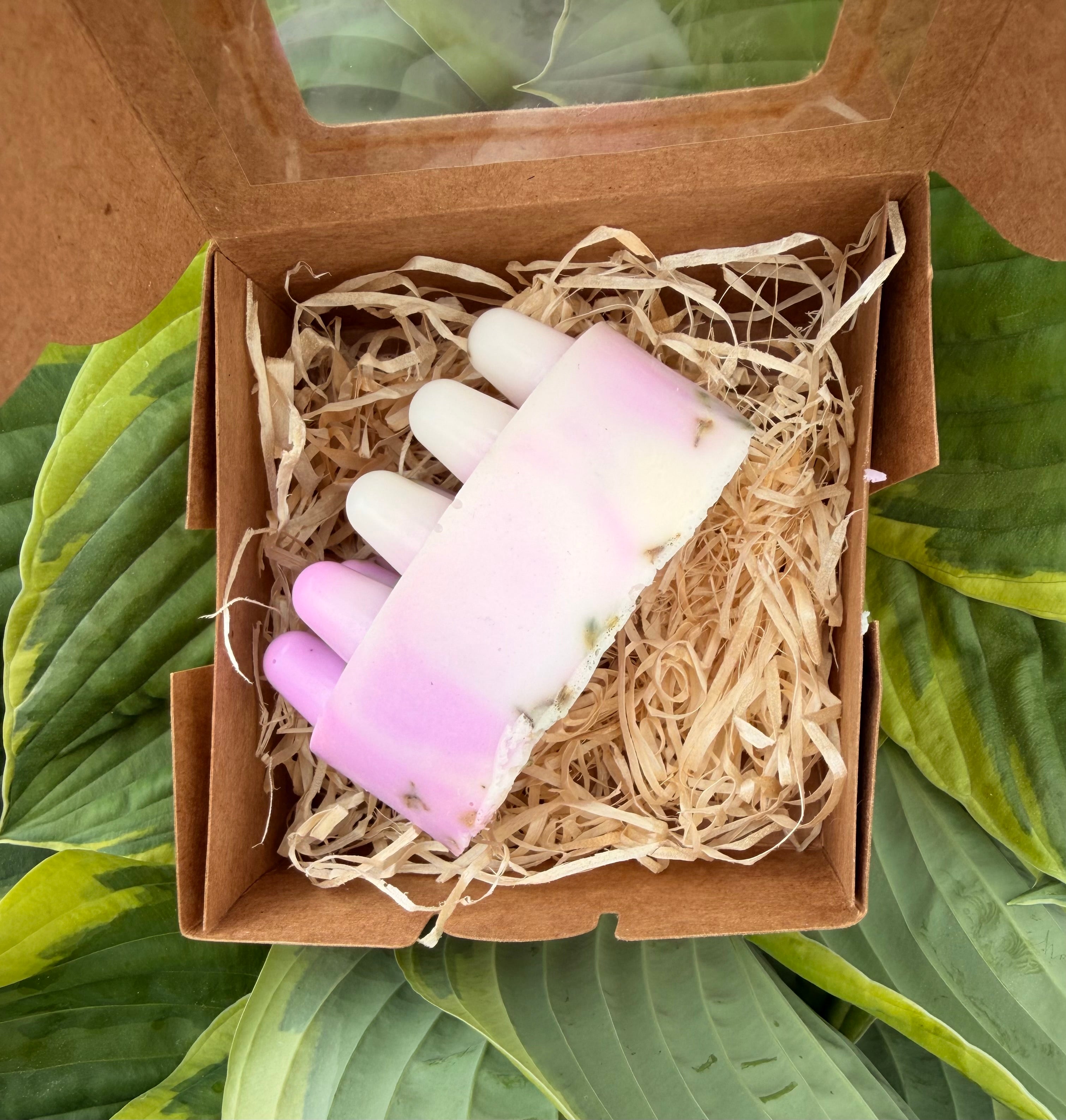 Loofah Seife                     Lavendel